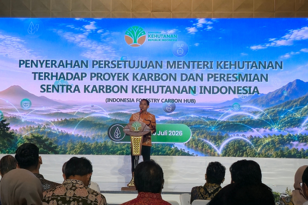 Global Mangrove Trust at the Launch of the Indonesia Forestry Carbon Hub